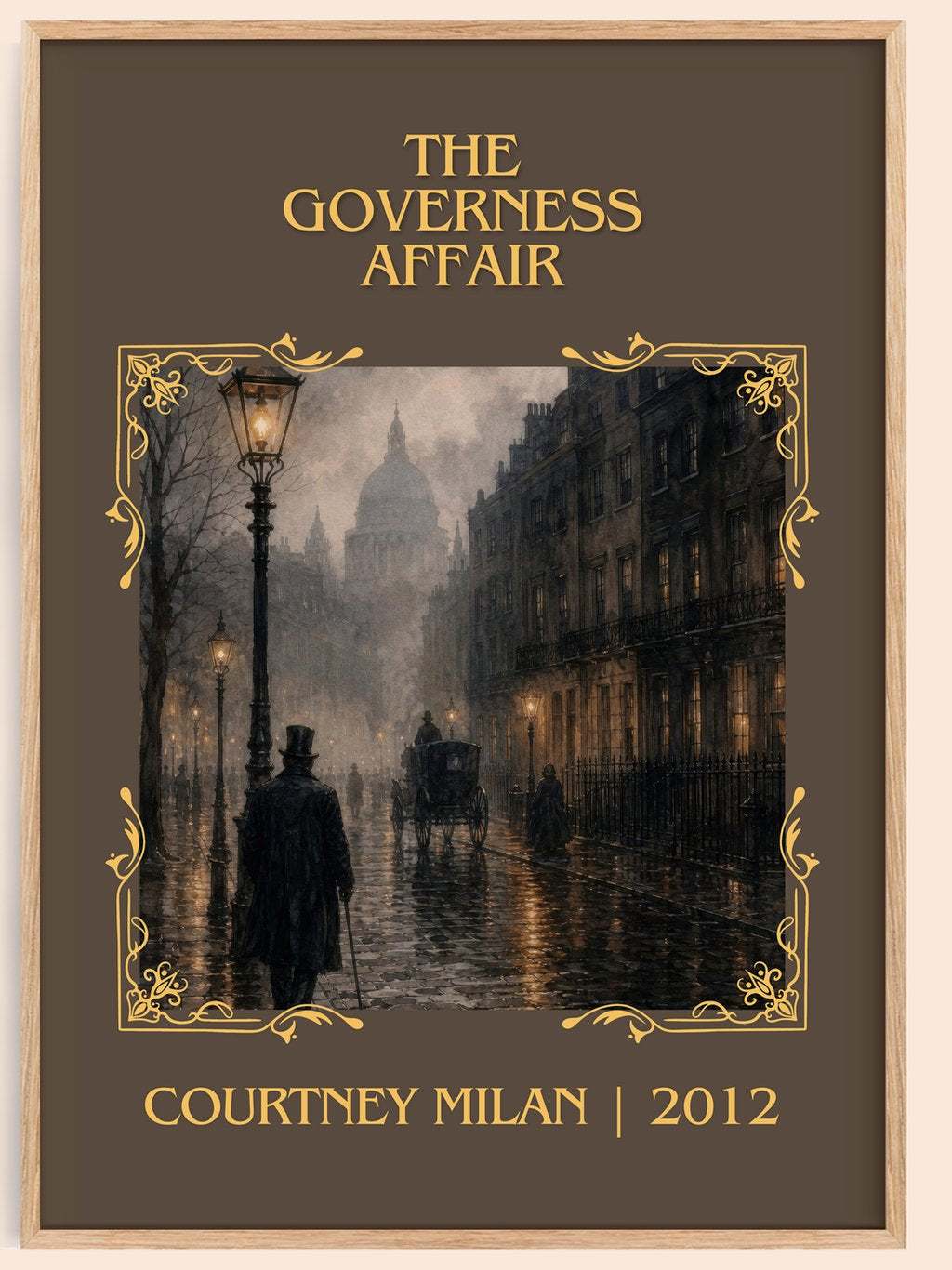 The Governess Affair Classic Book Art Print by Courtney Milan – book poster