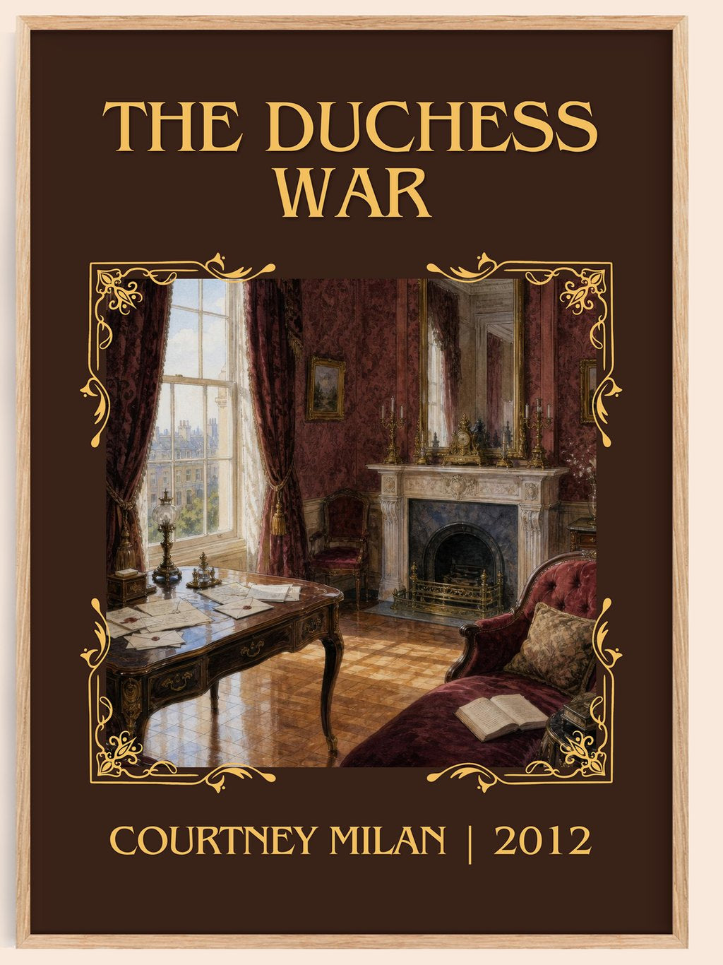The Duchess War Classic Book Art Print by Courtney Milan – book poster