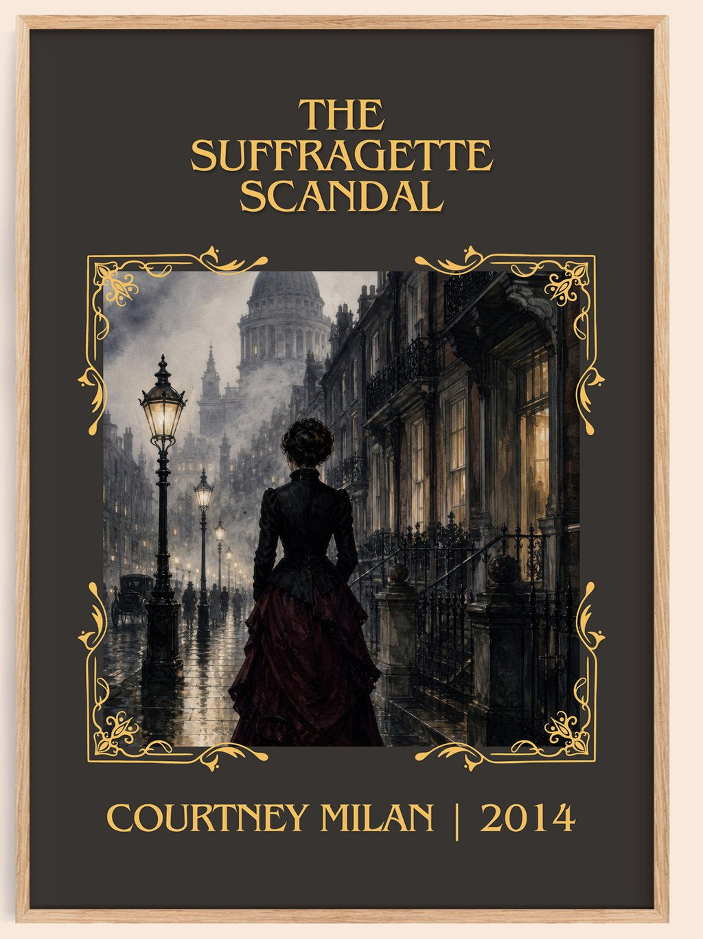 The Suffragette Scandal Classic Book Art Print by Courtney Milan – book poster