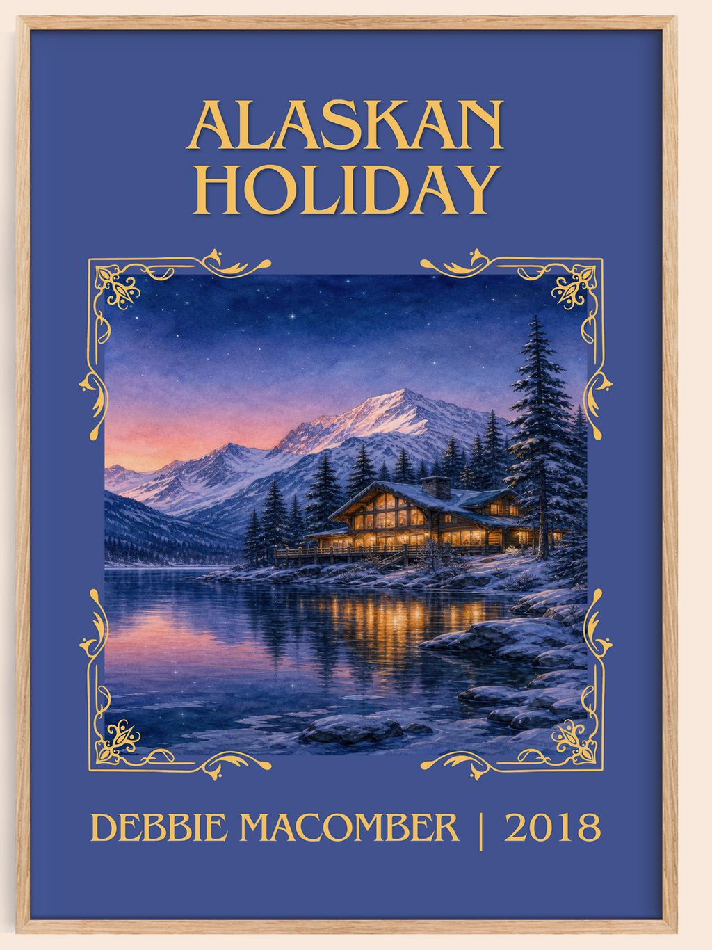 Alaskan Holiday Classic Book Art Print by Debbie Macomber – book poster