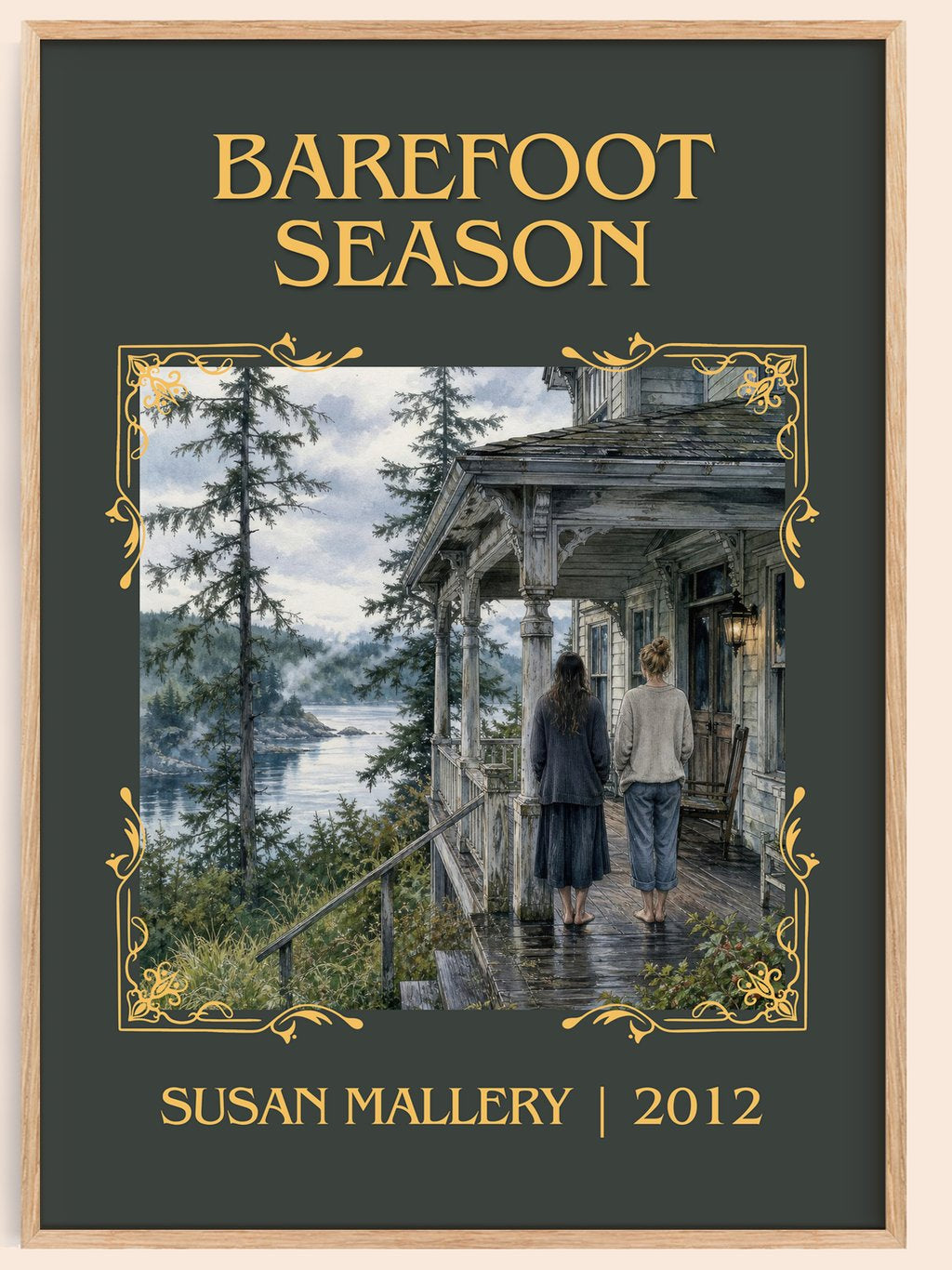 Barefoot Season Classic Book Art Print by Susan Mallery – book poster