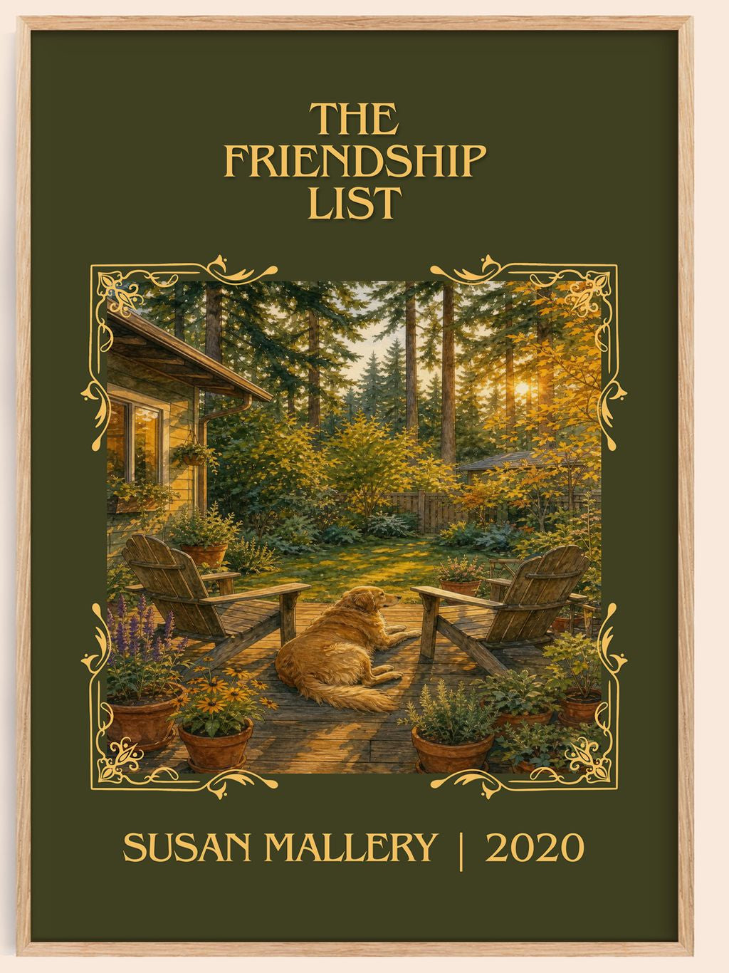 The Friendship List Classic Book Art Print by Susan Mallery – book poster
