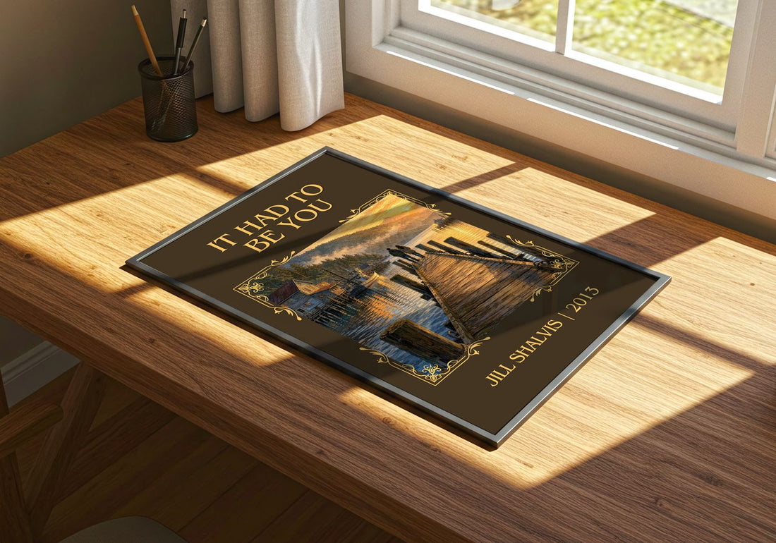 It Had to Be You Classic Book Art Print by Jill Shalvis – print on a sunlit desk