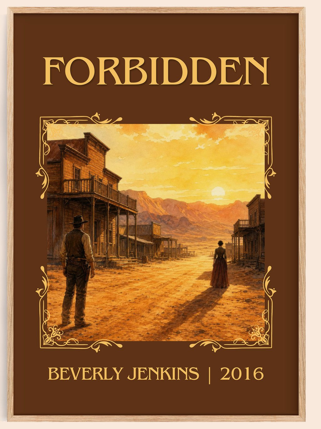 Forbidden Classic Book Art Print by Beverly Jenkins – book poster