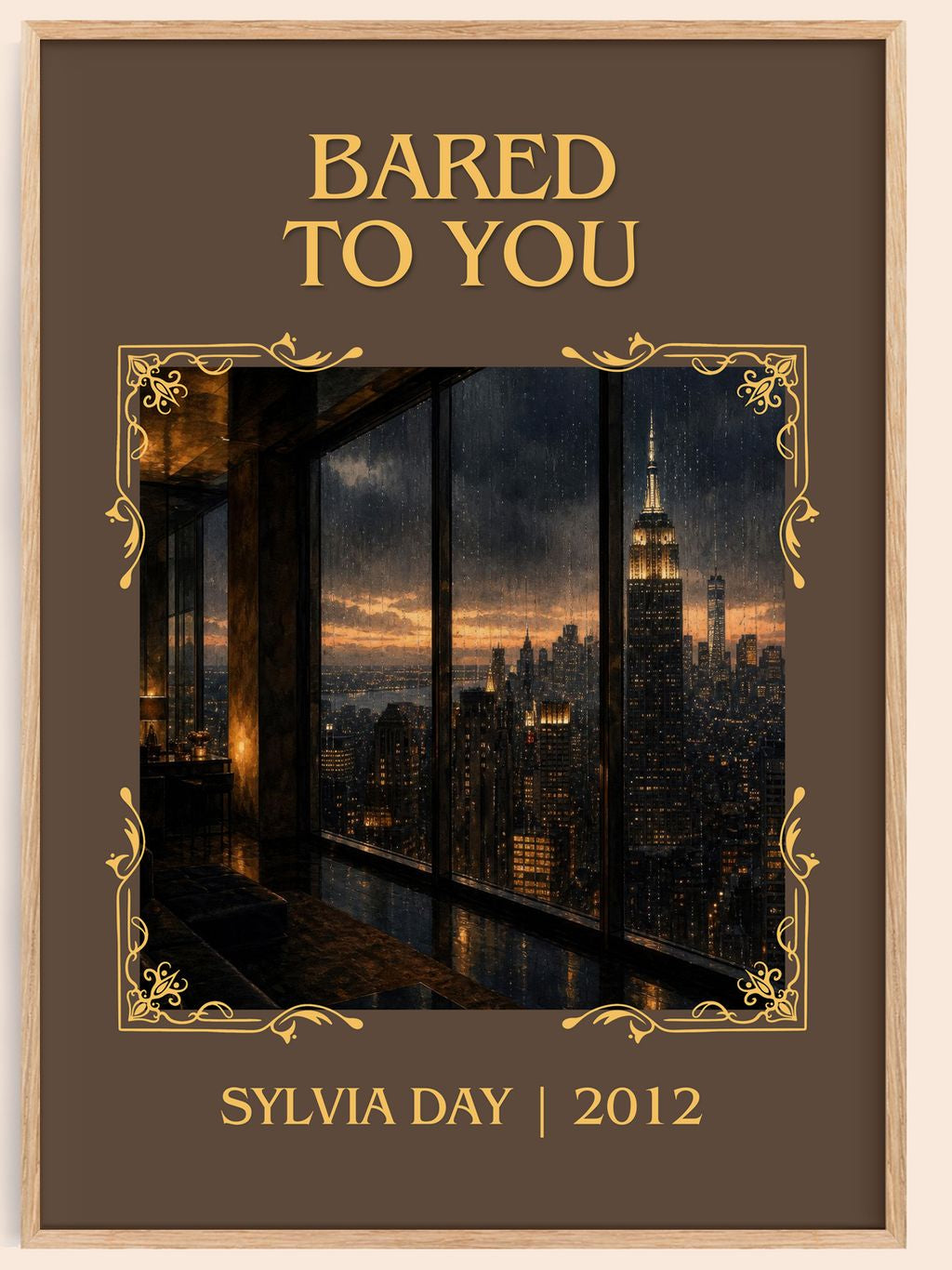 Bared to You Classic Book Art Print by Sylvia Day – book poster