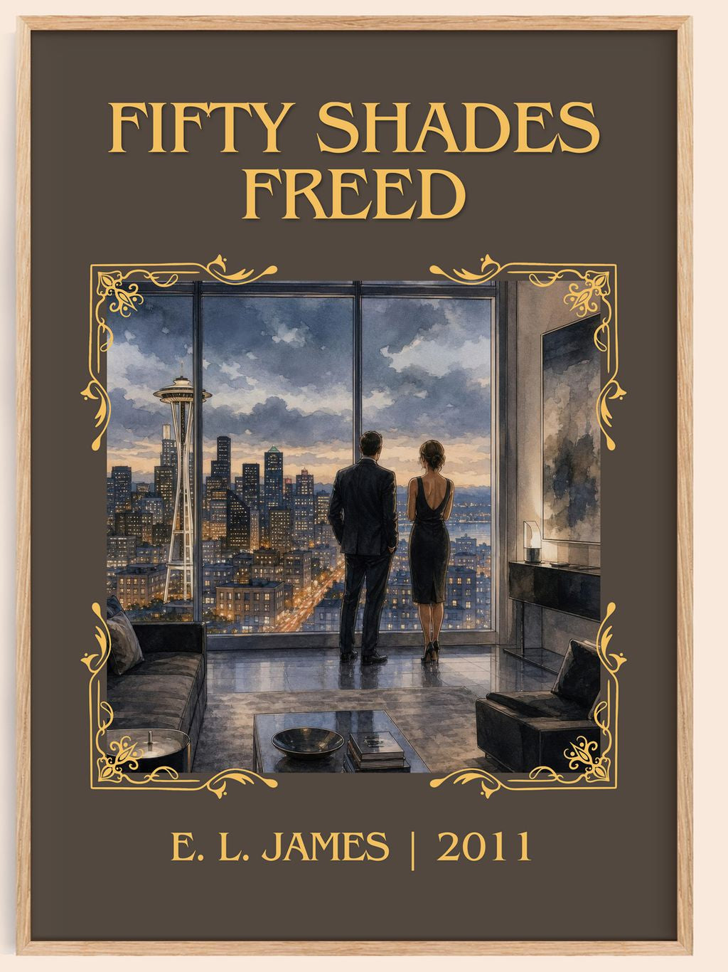 Fifty Shades Freed Classic Book Art Print by E. L. James – book poster