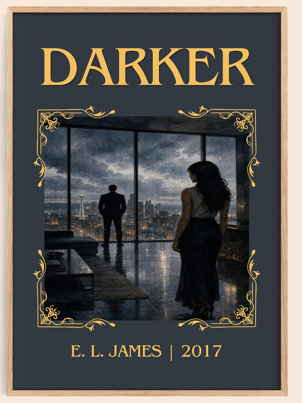 Darker Classic Book Art Print by E. L. James – book poster