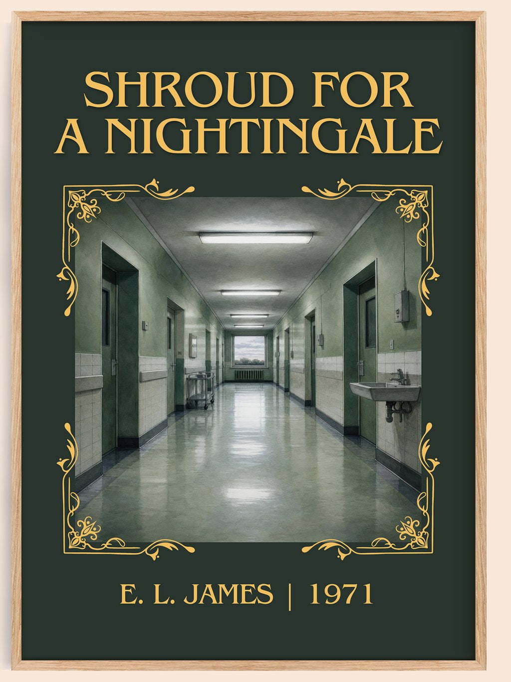 Shroud for a Nightingale Classic Book Art Print by E. L. James – book poster