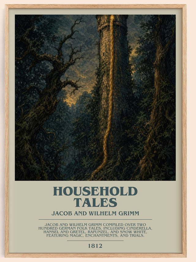 Household Tales Bookish Wall Art by Jacob And Wilhelm Grimm