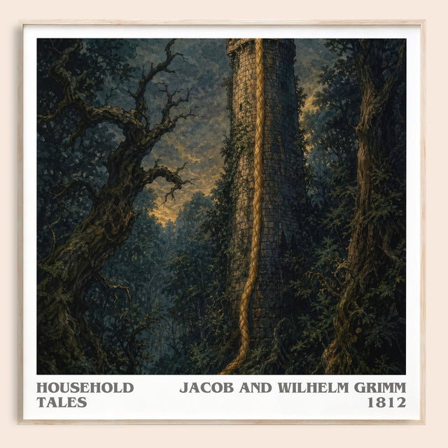Household Tales Literary Art Print by Jacob And Wilhelm Grimm