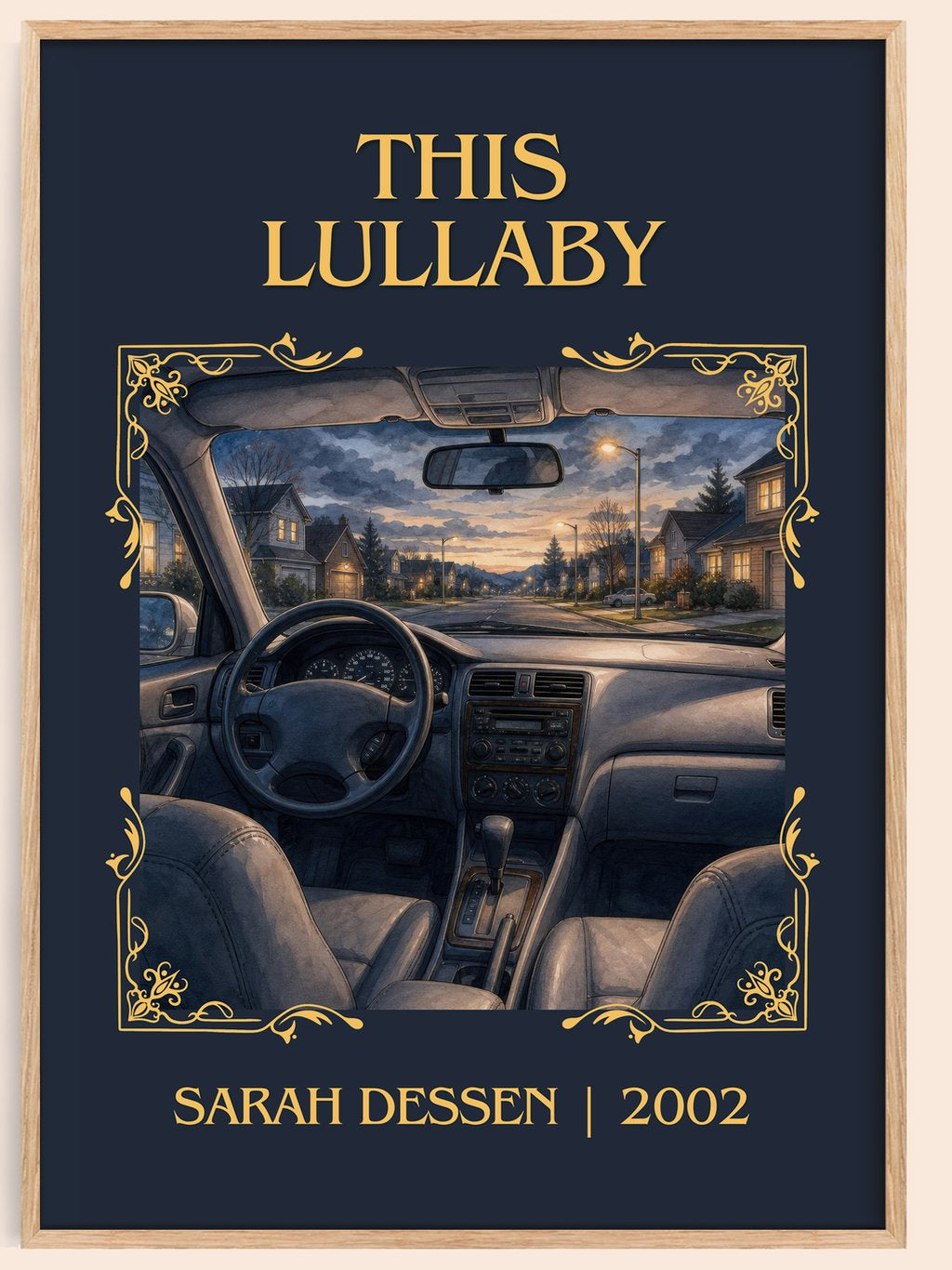 This Lullaby Classic Book Art Print by Sarah Dessen – book poster