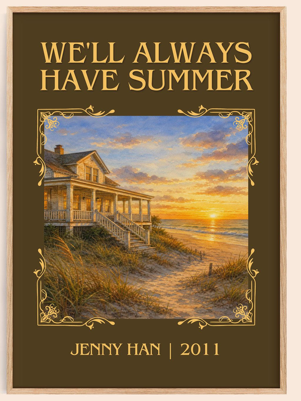 We'll Always Have Summer Classic Book Art Print by Jenny Han – book poster