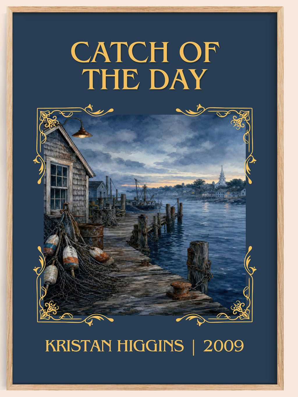 Catch of the Day Classic Book Art Print by Kristan Higgins – book poster