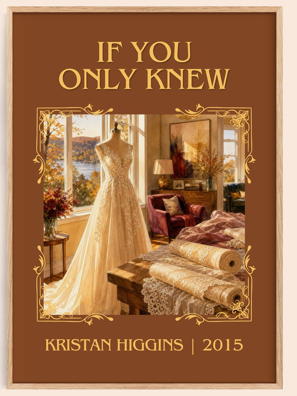 If You Only Knew Classic Book Art Print by Kristan Higgins – book poster