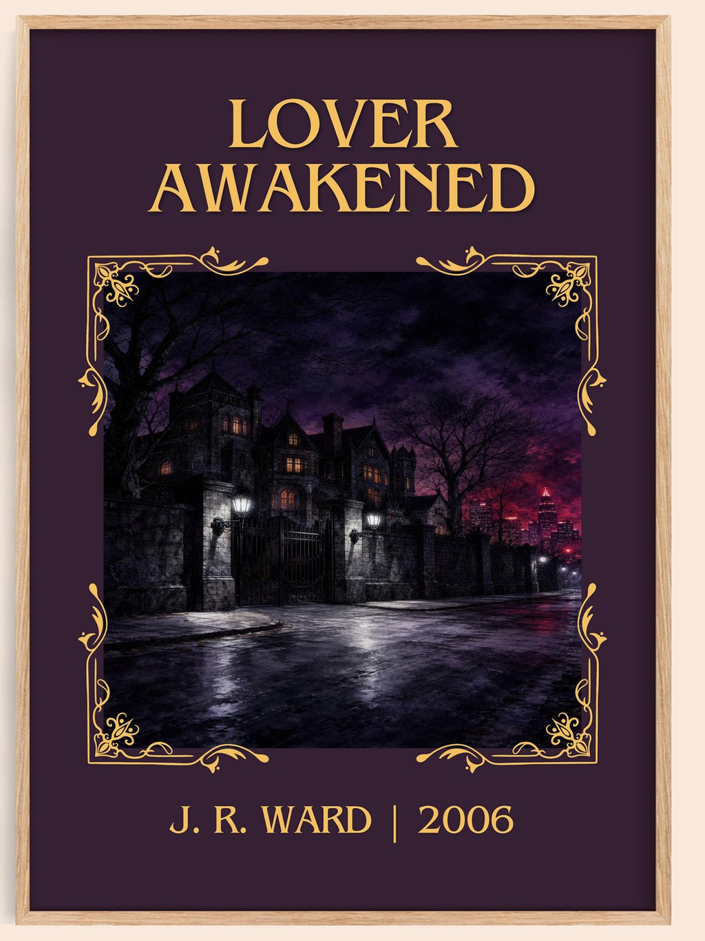 Lover Awakened Classic Book Art Print by J. R. Ward – book poster