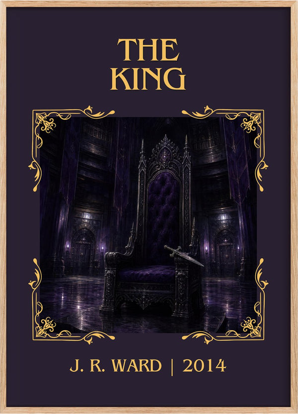 The King Classic Book Art Print by J. R. Ward