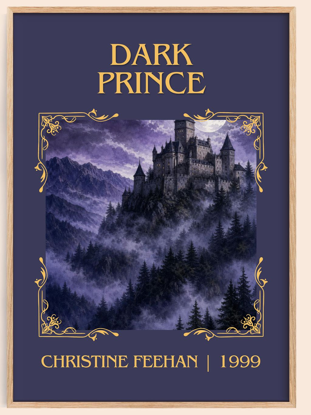 Dark Prince Classic Book Art Print by Christine Feehan – book poster