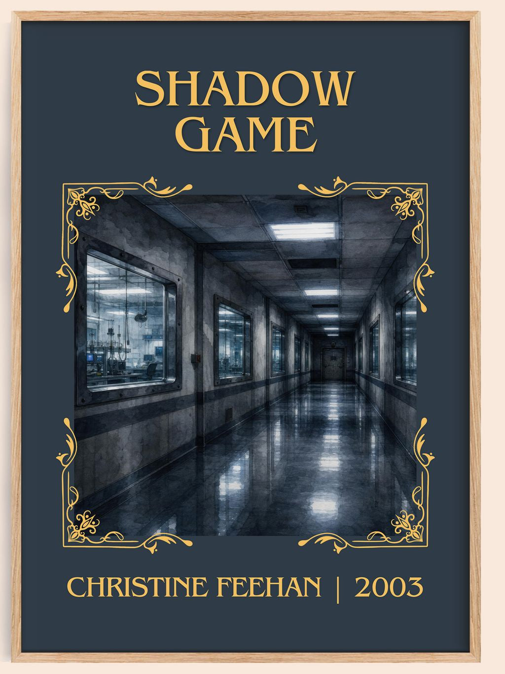 Shadow Game Classic Book Art Print by Christine Feehan – book poster