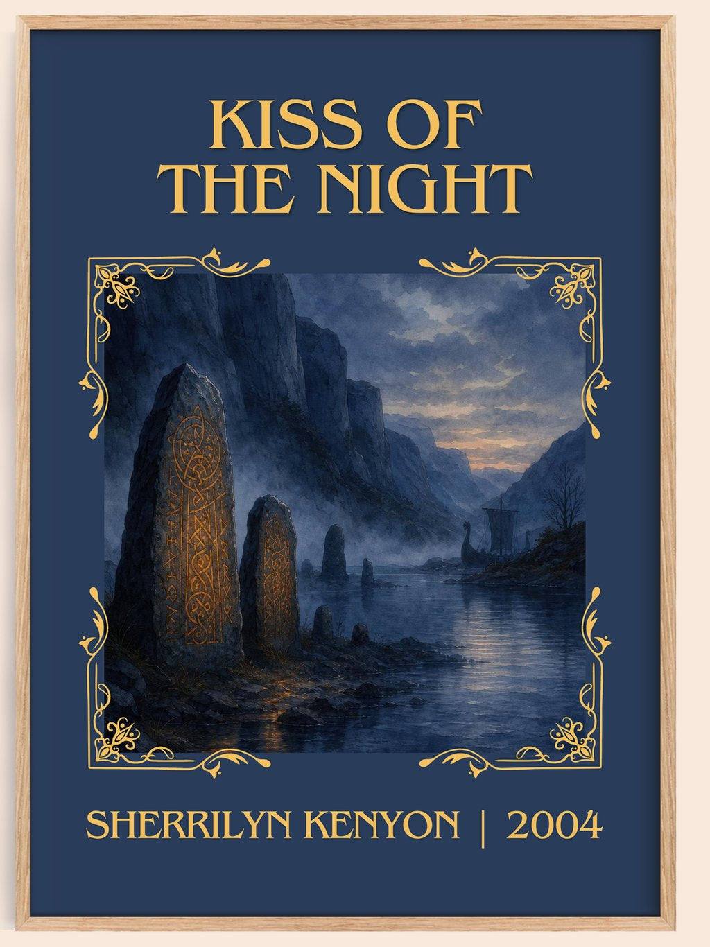 Kiss of the Night Classic Book Art Print by Sherrilyn Kenyon – book poster