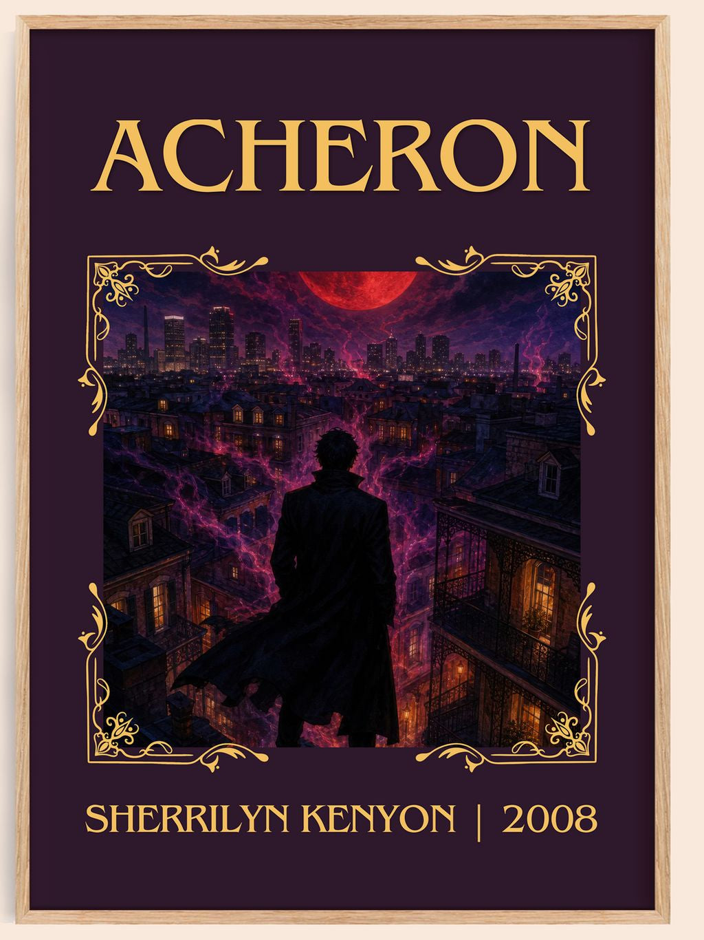 Acheron Classic Book Art Print by Sherrilyn Kenyon – book poster
