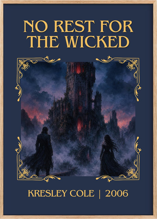 No Rest for the Wicked Classic Book Art Print by Kresley Cole