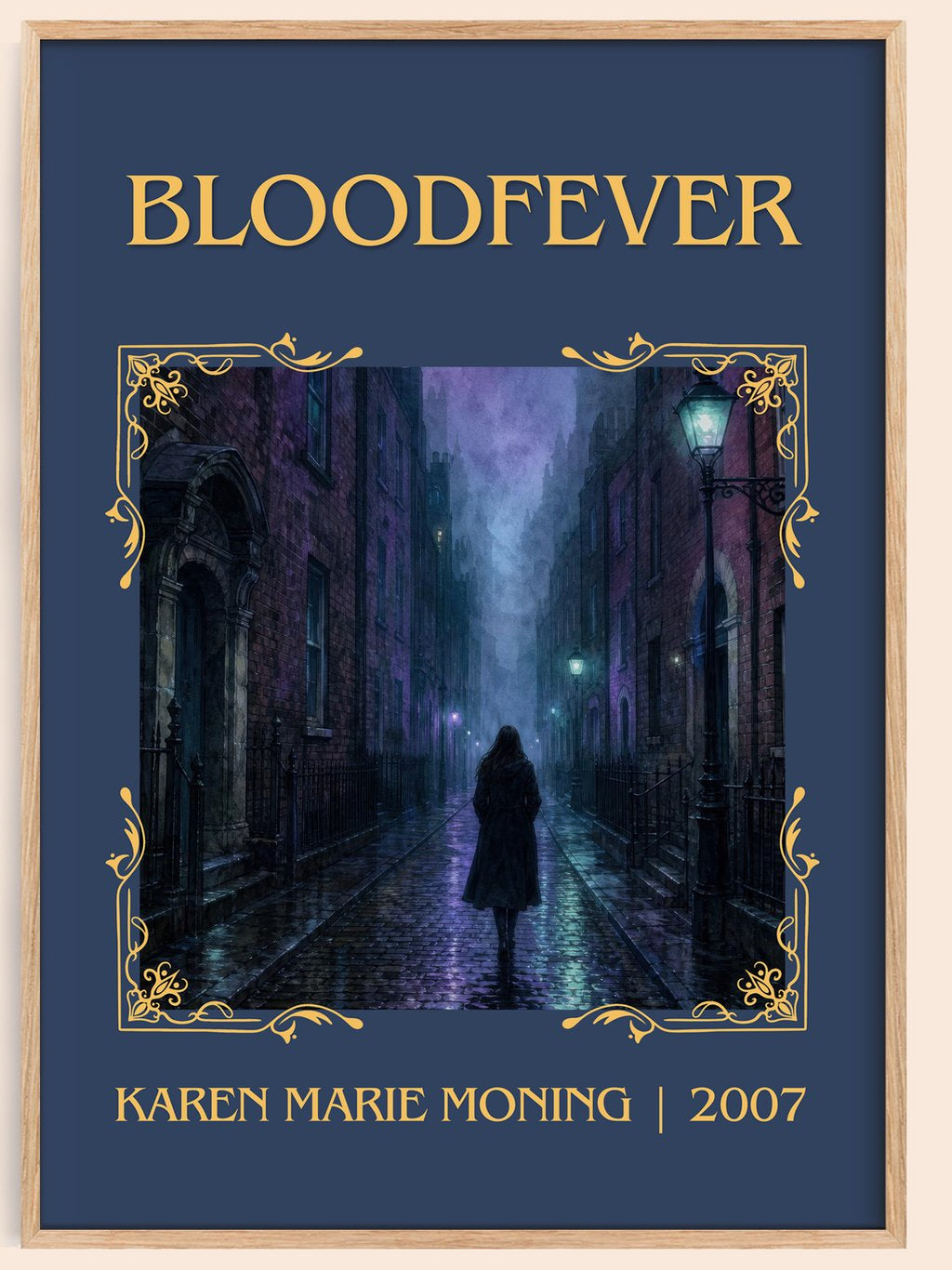 Bloodfever Classic Book Art Print by Karen Marie Moning – book poster