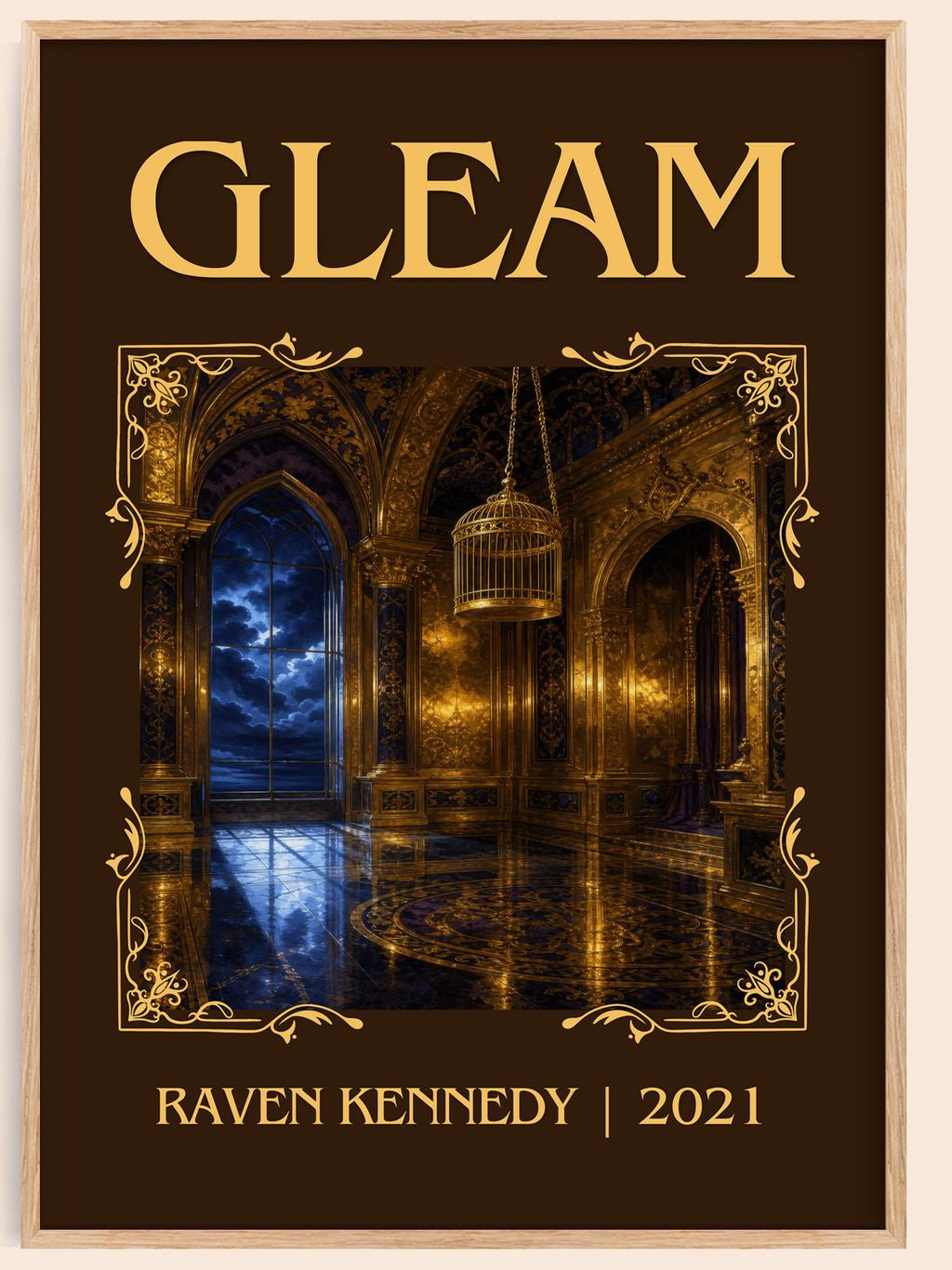 Gleam Classic Book Art Print by Raven Kennedy – book poster