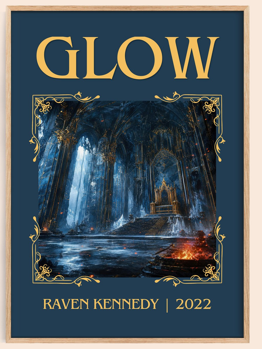 Glow Classic Book Art Print by Raven Kennedy – book poster