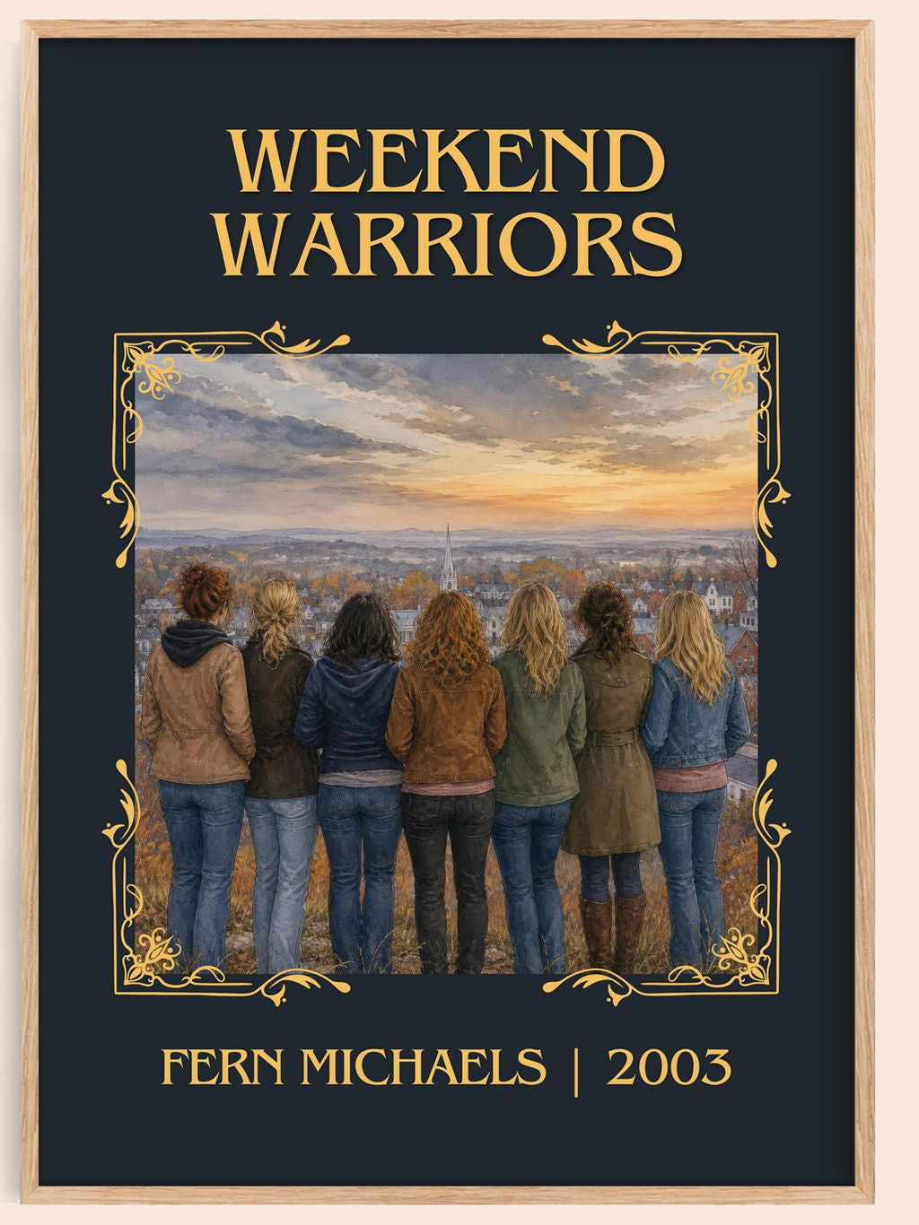 Weekend Warriors Classic Book Art Print by Fern Michaels – book poster