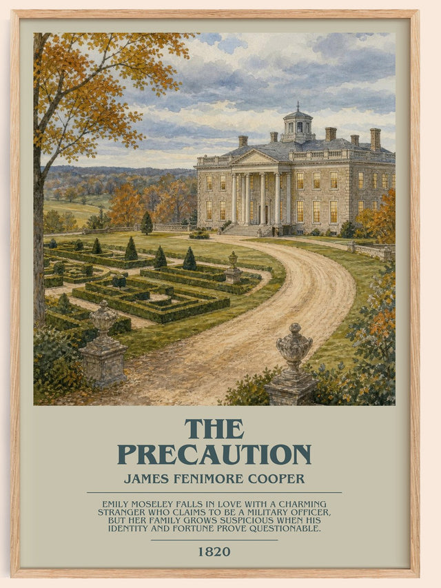 The Precaution Bookish Wall Art by James Fenimore Cooper