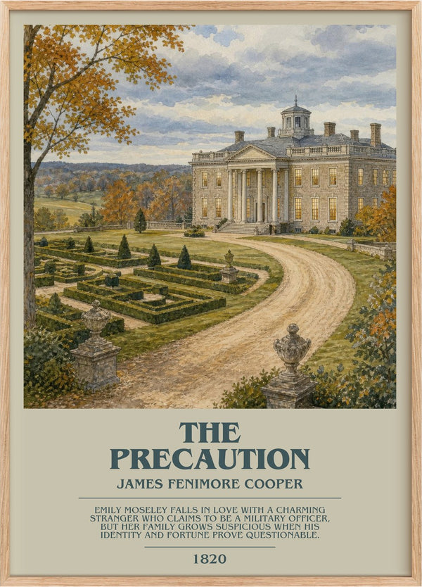 The Precaution Bookish Wall Art by James Fenimore Cooper
