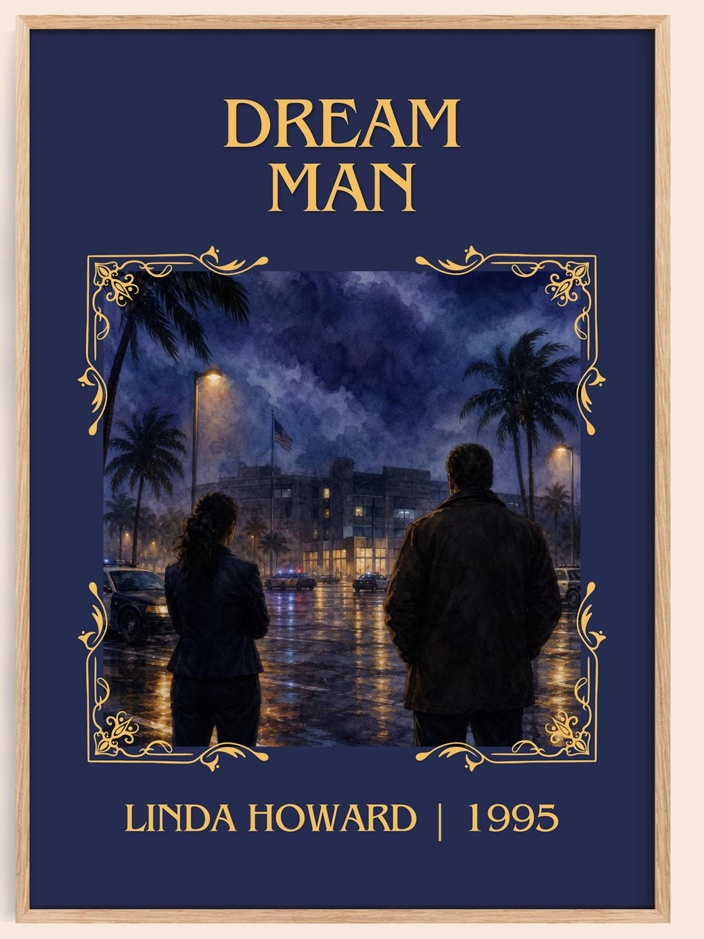 Dream Man Classic Book Art Print by Linda Howard – book poster