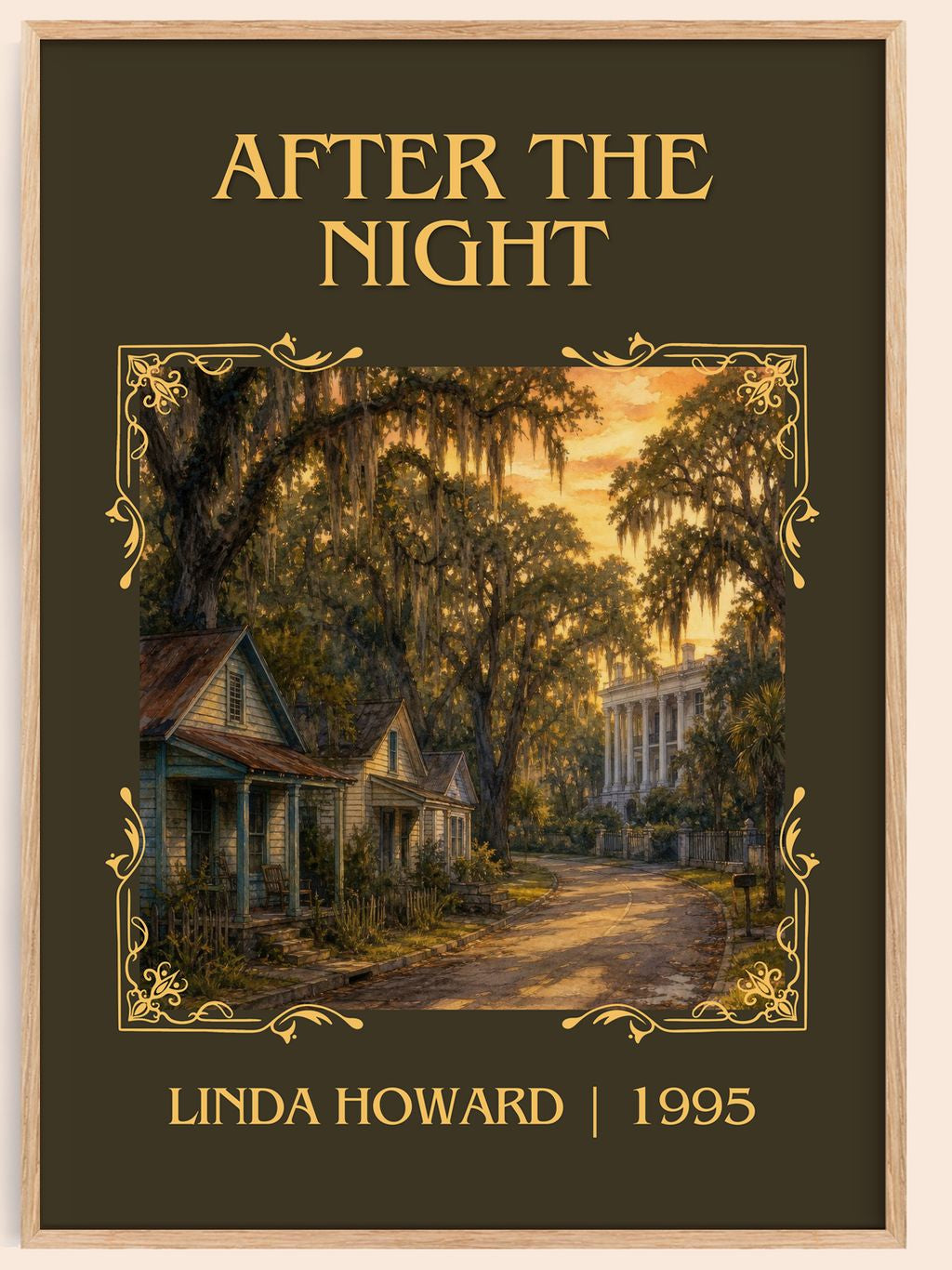 After the Night Classic Book Art Print by Linda Howard – book poster