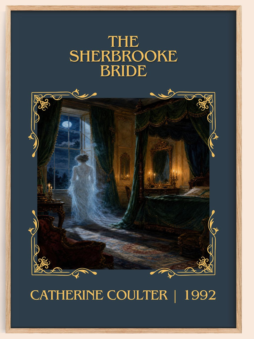 The Sherbrooke Bride Classic Book Art Print by Catherine Coulter – book poster