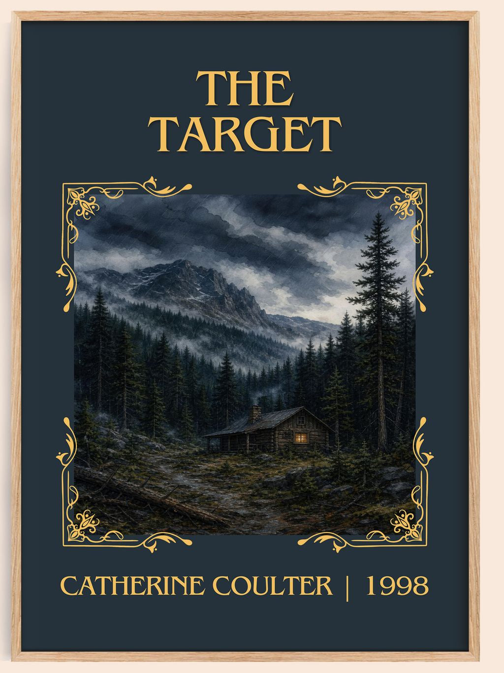 The Target Classic Book Art Print by Catherine Coulter – book poster