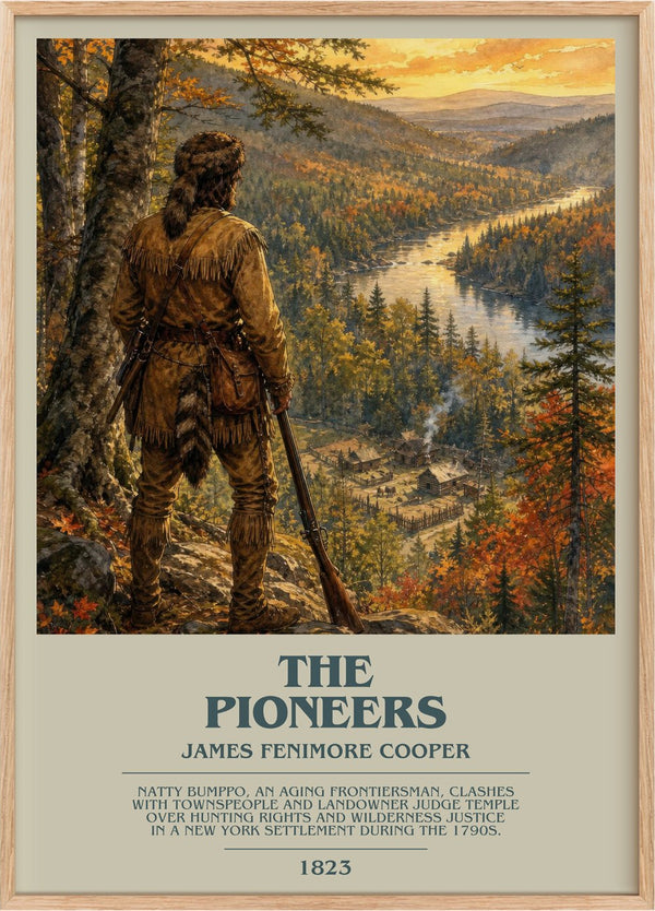 The Pioneers Bookish Wall Art by James Fenimore Cooper