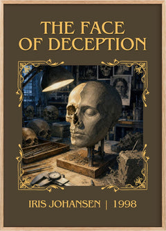 The Face of Deception Classic Book Art Print by Iris Johansen