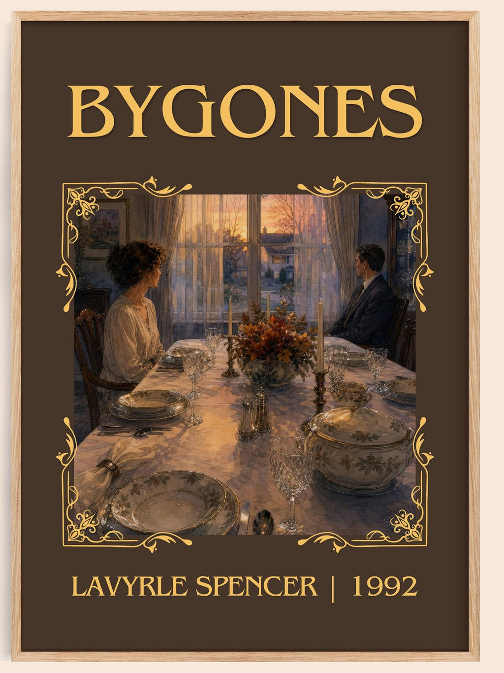 Bygones Classic Book Art Print by LaVyrle Spencer – book poster