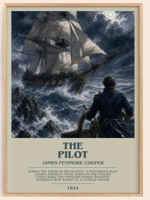 The Pilot Bookish Wall Art by James Fenimore Cooper