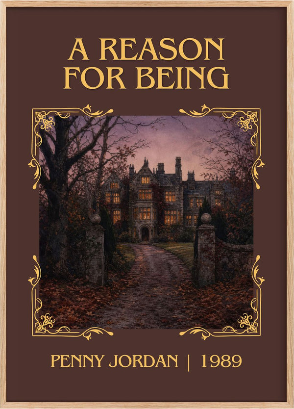 A Reason for Being Classic Book Art Print by Penny Jordan