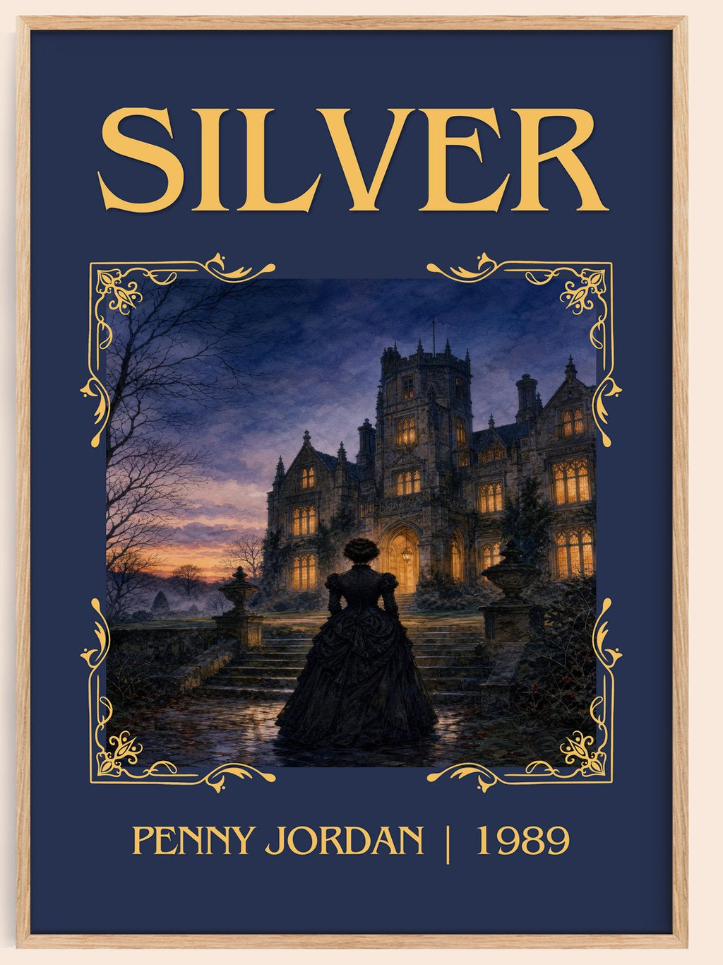 Silver Classic Book Art Print by Penny Jordan – book poster