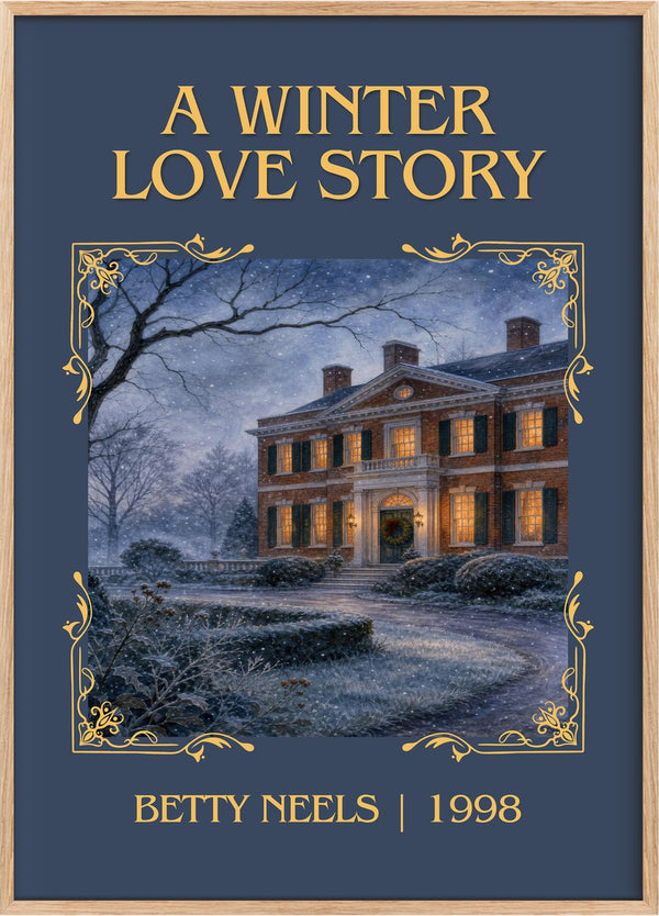 A Winter Love Story Classic Book Art Print by Betty Neels