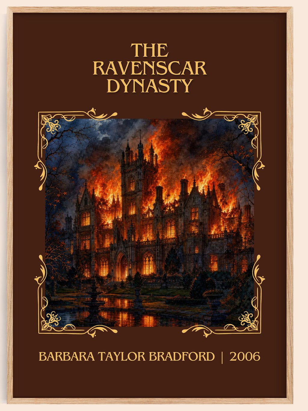 Ravenscar Dynasty Classic Book Art Print by Barbara Taylor Bradford – book poster