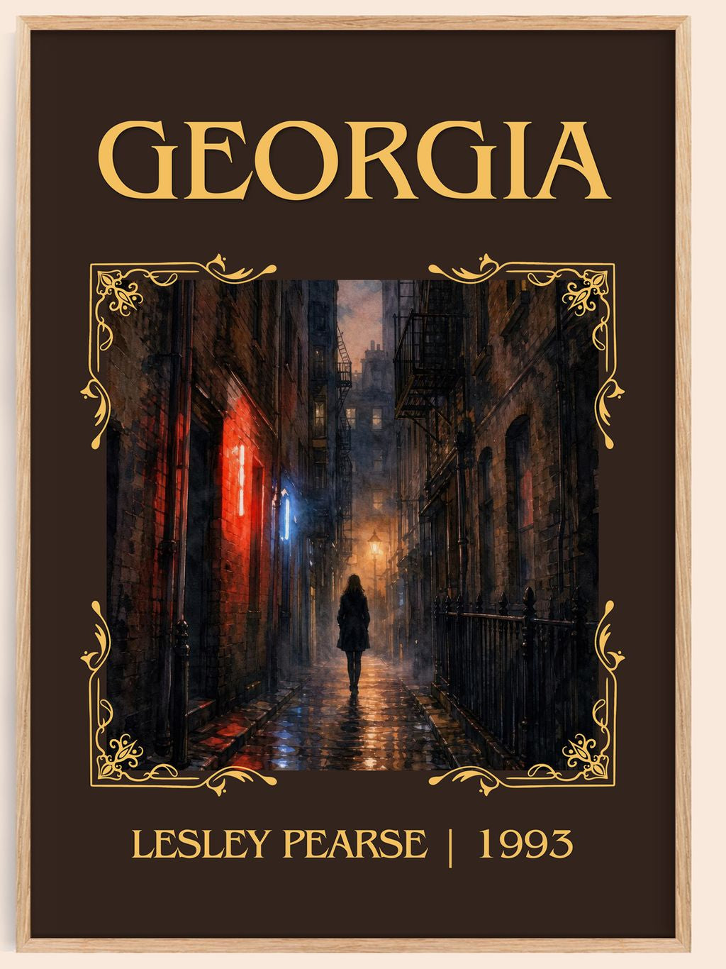 Georgia Classic Book Art Print by Lesley Pearse – book poster