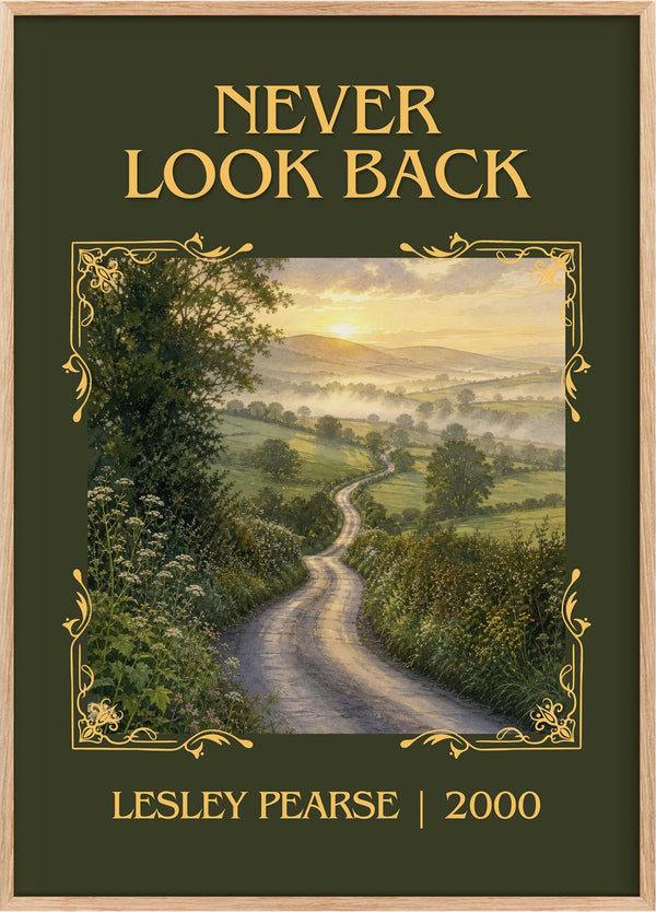 Never Look Back Classic Book Art Print by Lesley Pearse