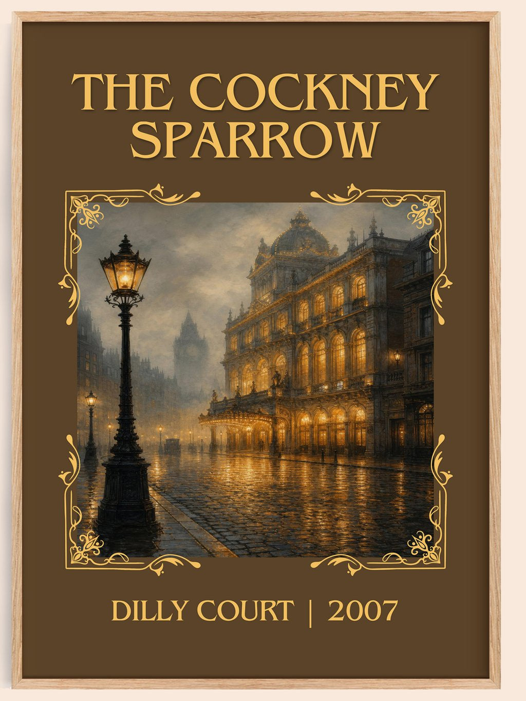 The Cockney Sparrow Classic Book Art Print by Dilly Court – book poster