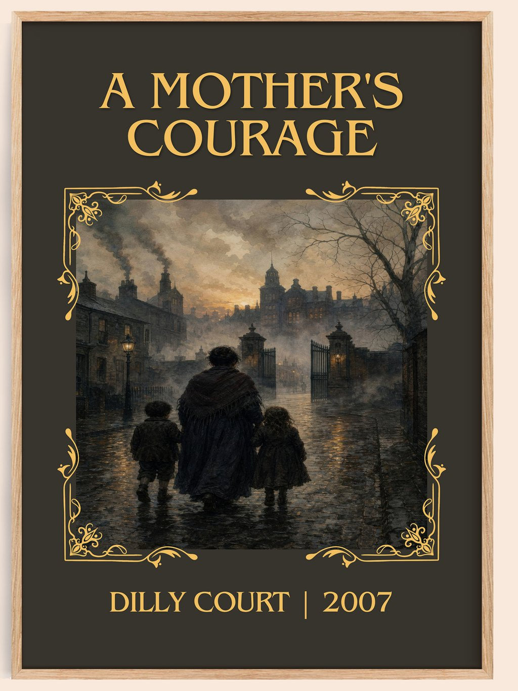 A Mother's Courage Classic Book Art Print by Dilly Court – book poster