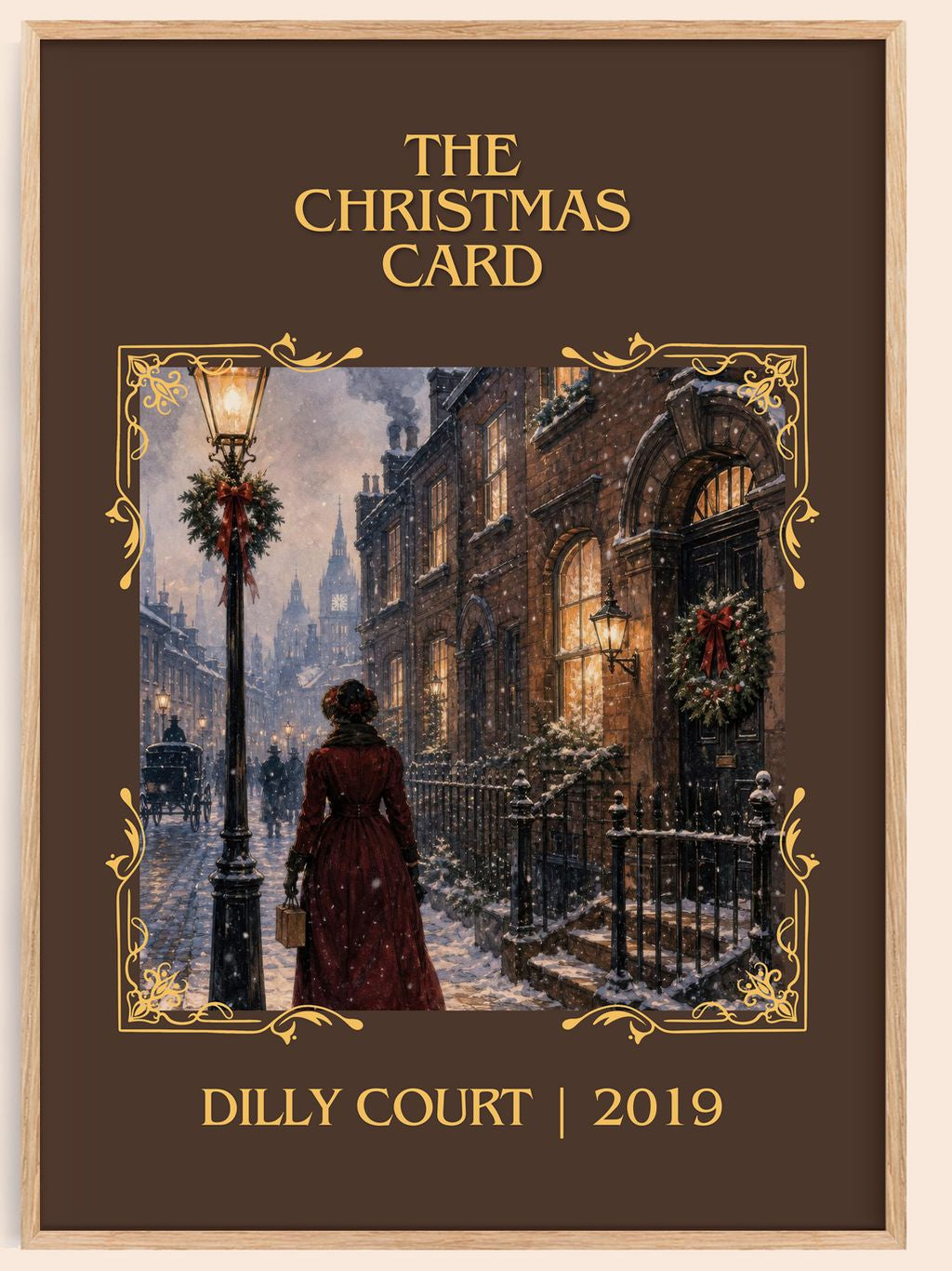 The Christmas Card Classic Book Art Print by Dilly Court – book poster