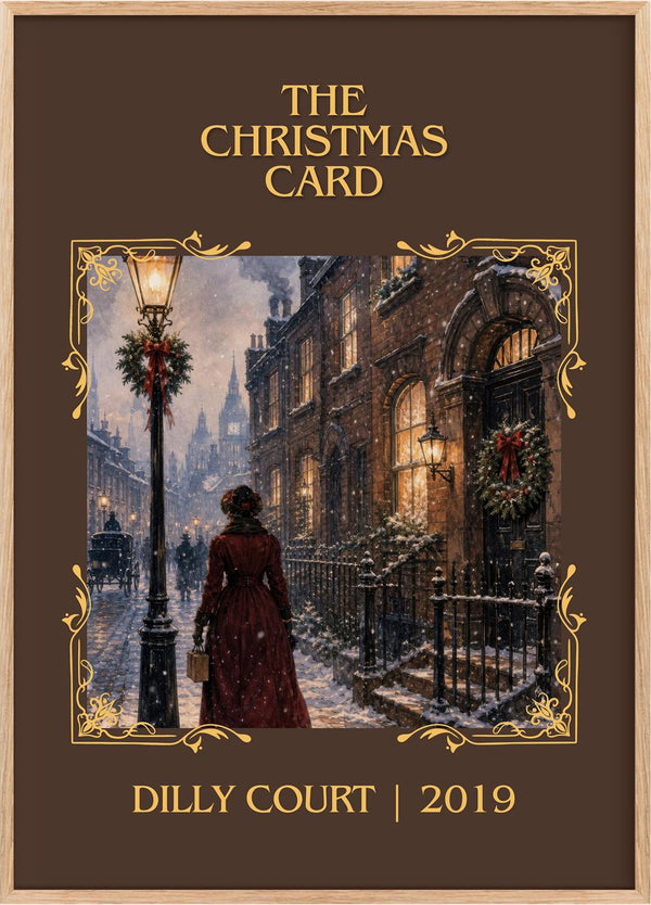 The Christmas Card Classic Book Art Print by Dilly Court