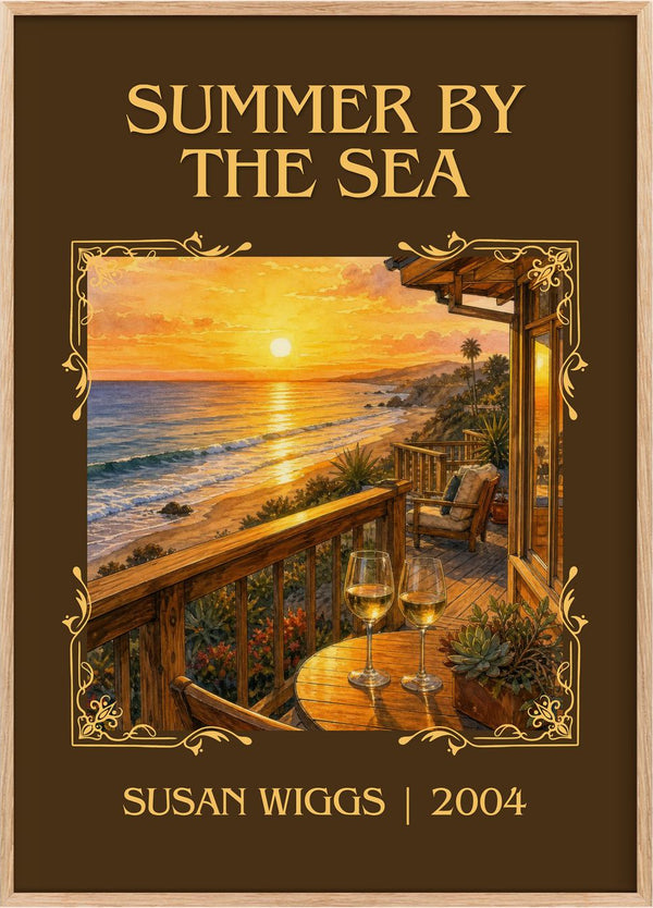 Summer by the Sea Classic Book Art Print by Susan Wiggs